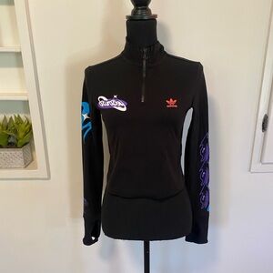 ADIDAS ALWAYS ORIGINAL LONG SLEEVE CROP TOP